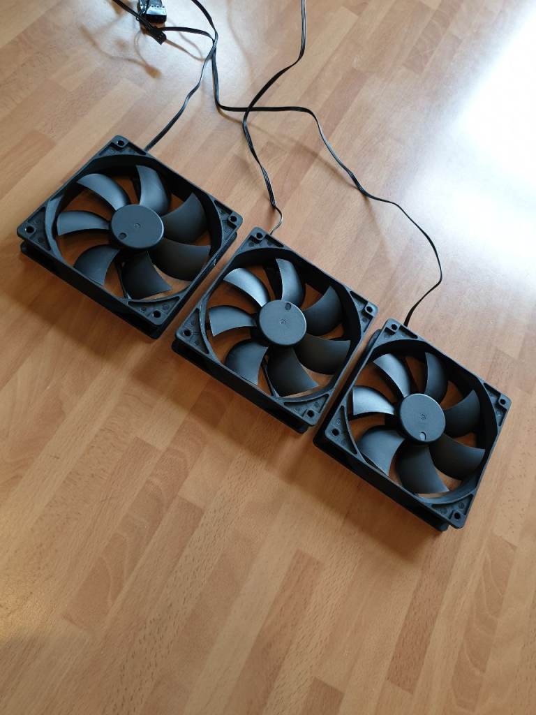 3x120mm Tecware Desktop PC Fan Set