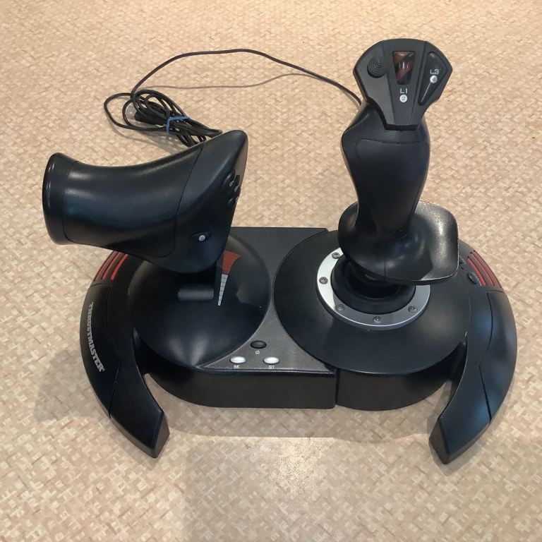 T Flight Hotas X Thrustmaster Joy Stick and Throttle control for PC Windows