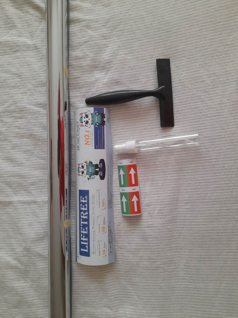 LIFETREE Mirror Window Film – Silver, New