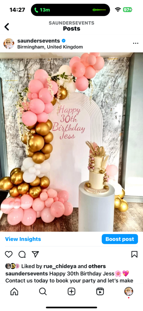 Backdrop and ballon hire