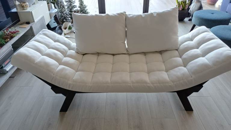 HOMCOM Chaise Lounge Sofa Bed