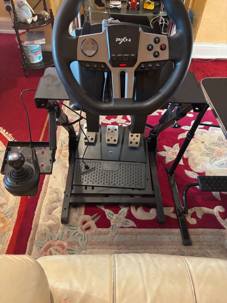 PXN Racing Wheel and Pedals with Gear Shifter – Good Condition