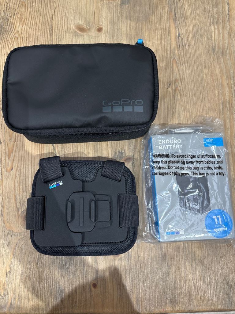 Official GoPro Accessories Bundle - Case, Chesty Mount, Enduro Battery