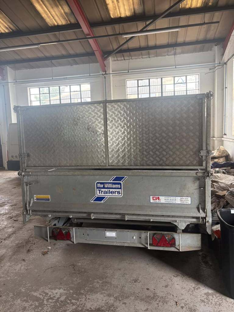 for Williams 10ft x 5ft6in Twin Axle Hydraulic Tipping Trailer (3500kg Gross Weight).