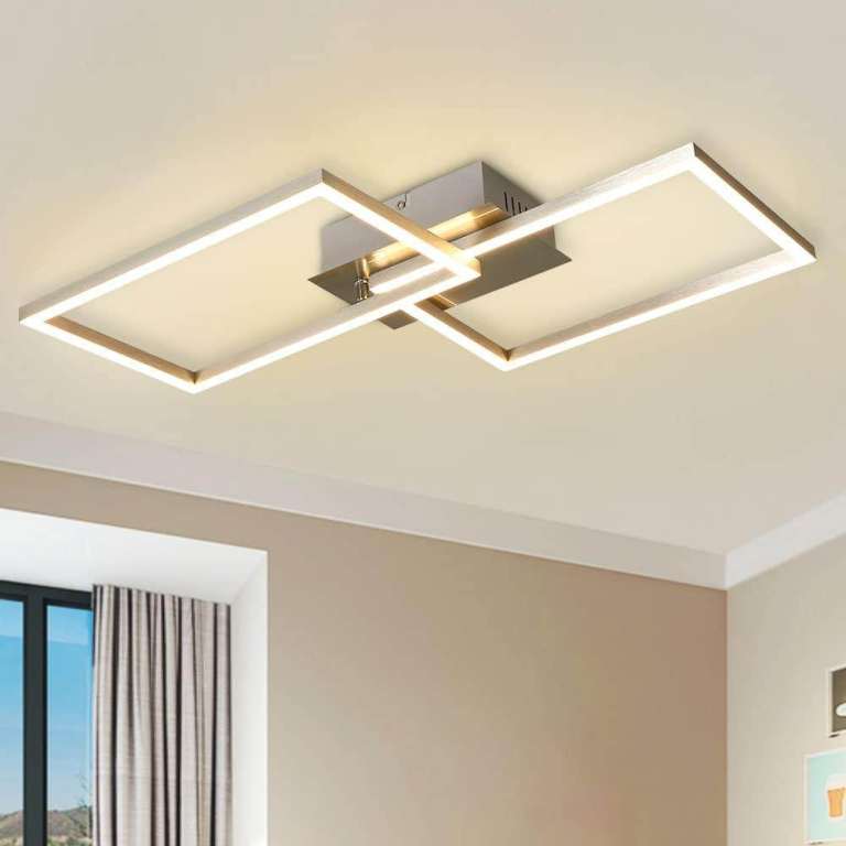 Depuley 30W LED Ceiling or Wall Light Dimmable with Remote Control, 3000K-6000K [Energy Class A]