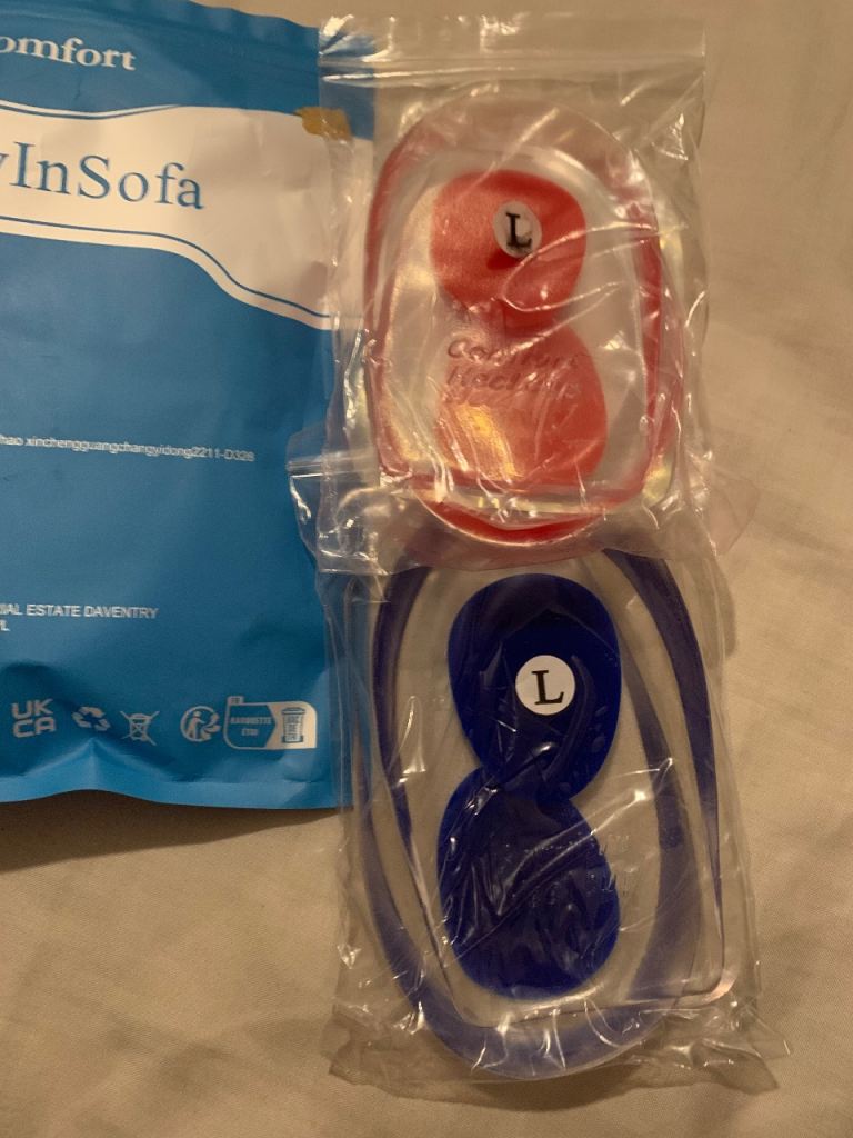 2 pairs gel heel cups heel pain large size 