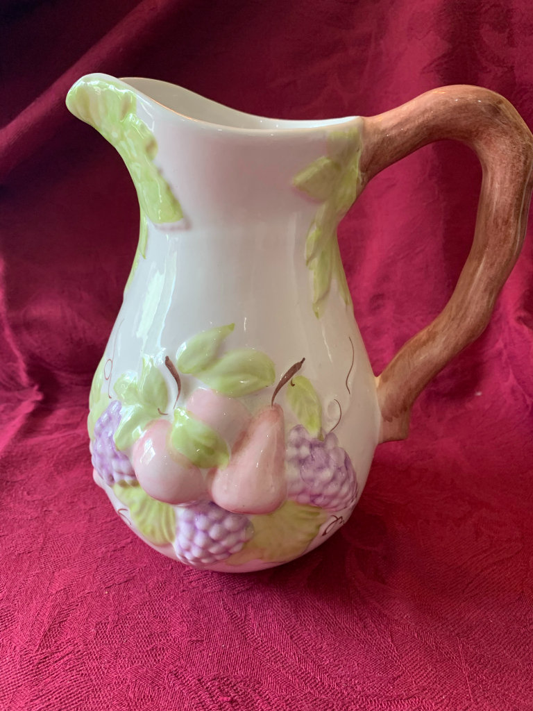 China Jug Pitcher Milk / Fruit Juice