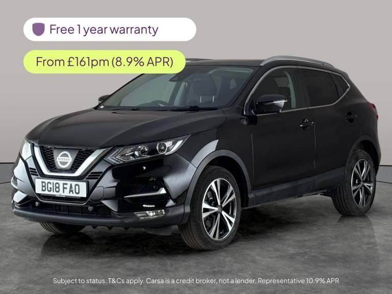 2018 Nissan Qashqai 1.2 DiG-T N-Connecta [Glass Roof Pack] 5dr SAT NAV - KEYLESS START - PARK S S...