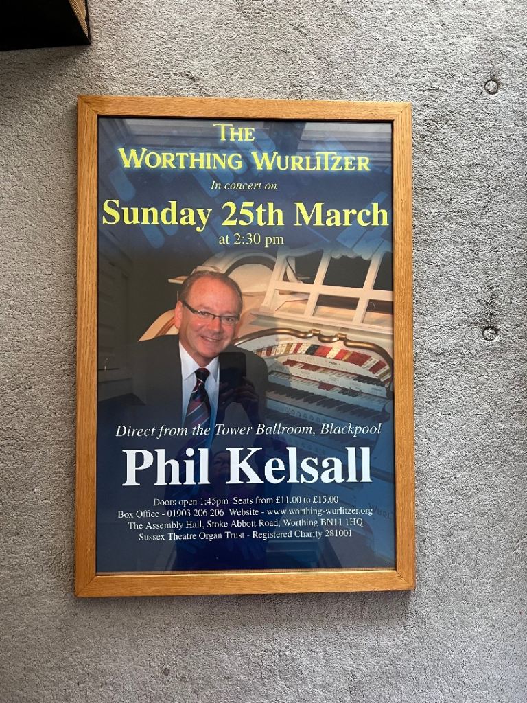 Phil Kelsall Large Framed Poster  56 x 82cm VGC