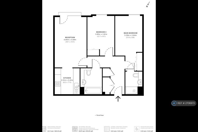 2 bedroom flat in Milles Square, London, SW9 (2 bed) (#2706973)