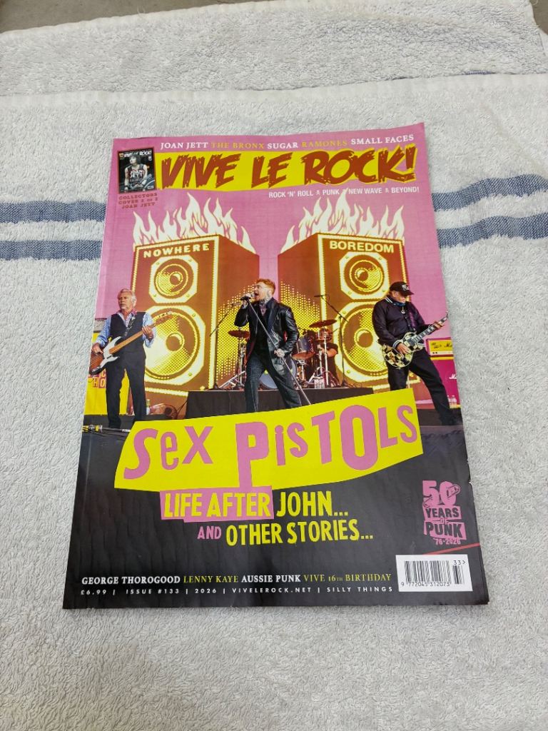 Vive Le Rock Magazine - Sex Pistols Cover, Issue 133