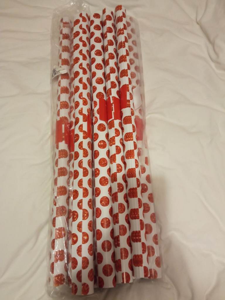 Polka Dot Wrapping Paper. 10 Rolls 