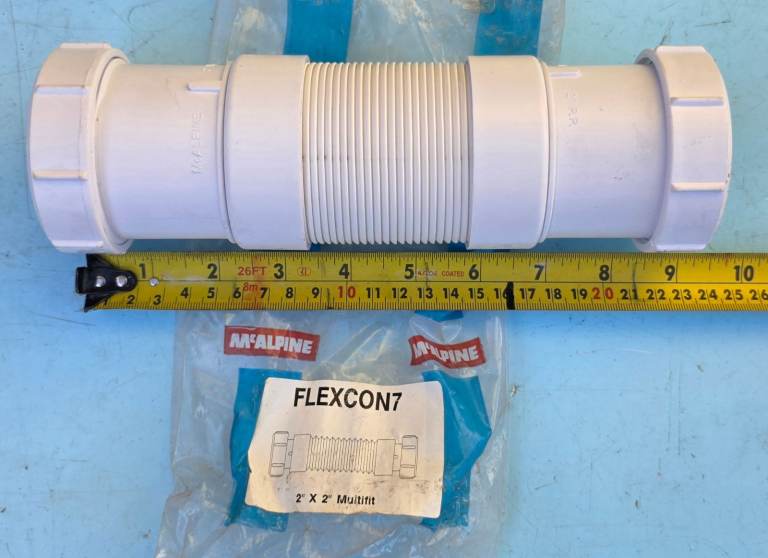 McAlpine Universal Flexible Connector 2". READ DESCRIPTION PLEASE.