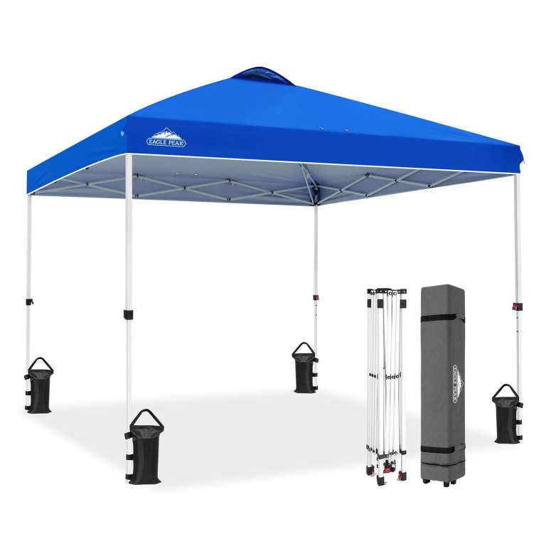 Outdoor gazebo EAGLE PEAK 10 ft x 10 ft Slant Leg Pop-up  (BLUE)