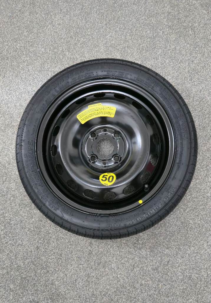 15" Space Saver Spare Wheel T125/70R15 95M 4 Stud – New Unused