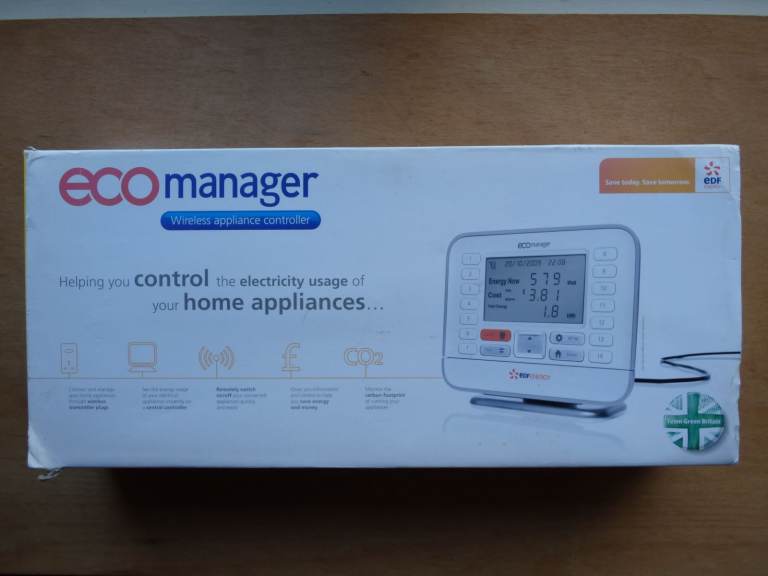 EDF ECOMANAGER SMART PLUGS x3 REMOTE ON OFF WATT USAGE STAYS OFF AFTER POWER CUT