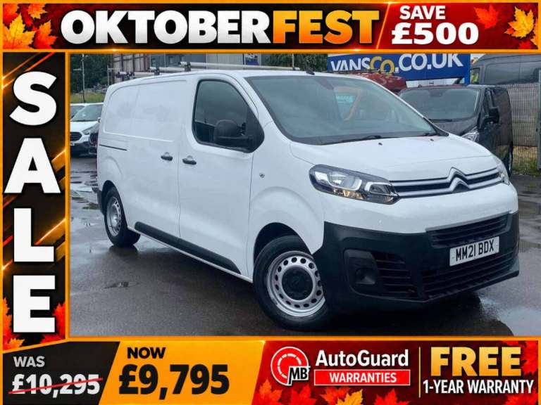 2021 Citroen Dispatch BlueHDi 1000 Enterprise M Panel Van 1.5 Manual Diesel Panel Van Diesel Manual