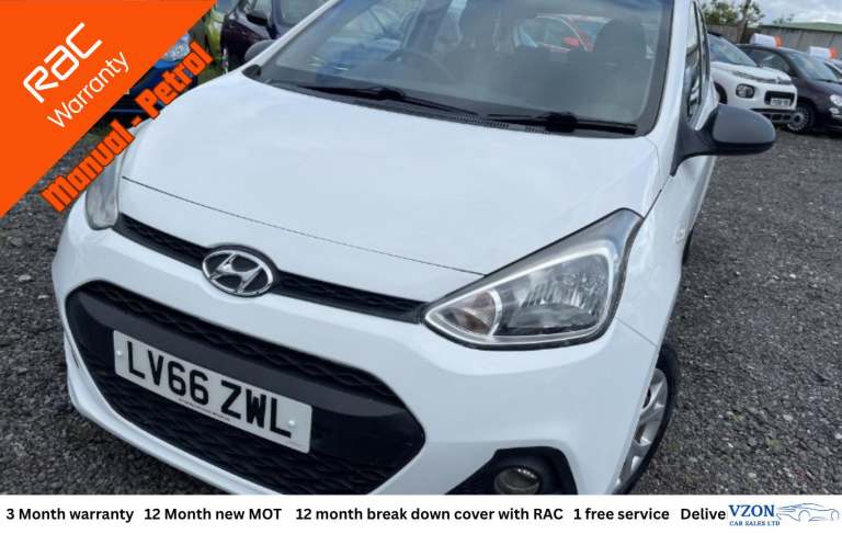 2016 Hyundai i10 1.0 S Hatchback 5dr Petrol Manual Euro 5 (66 ps) Petrol