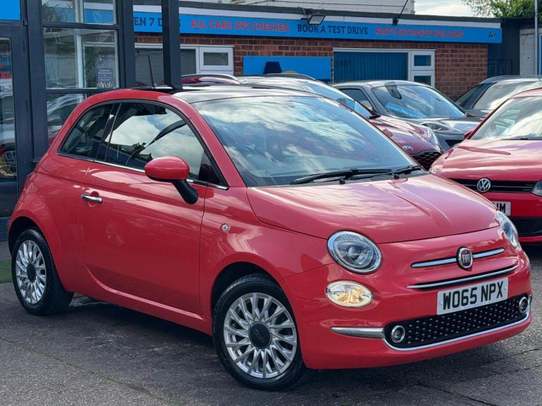 2016 Fiat 500 1.2 Lounge Hatchback 3dr Petrol Manual Euro 6 (s/s) (69 bhp) HATCHBACK Petrol Manual