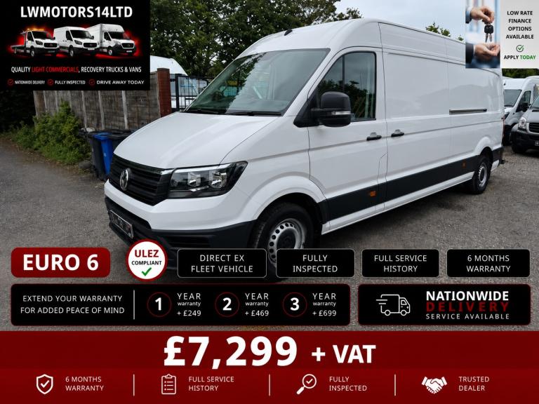 VOLKSWAGEN CRAFTER 2.0 TDI 140 STARTLINE LWB MEDICAL SPEC FRIDGE VAN 2021 71 REG