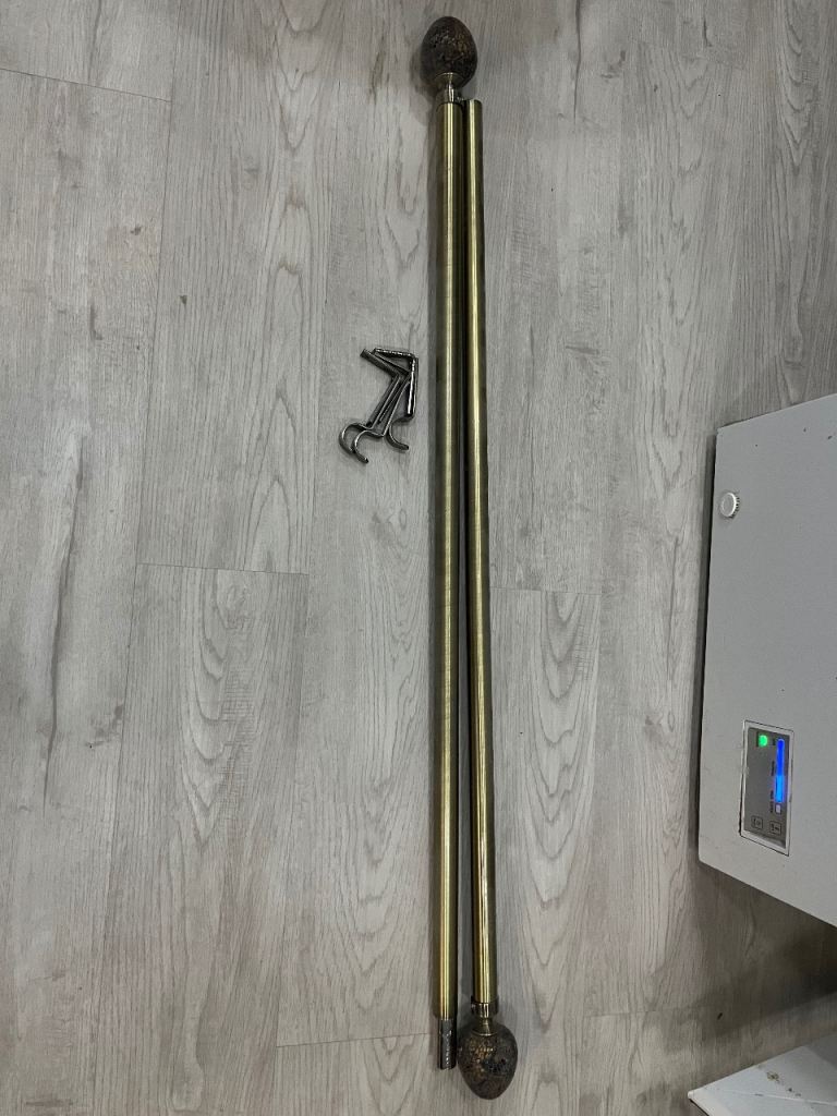 Curtain Pole Antique Brass 