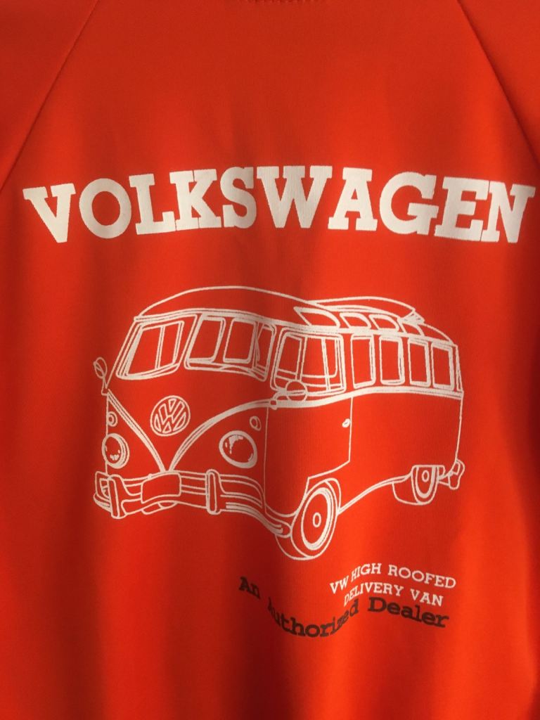UJHARI Volkswagen Retro Track Jacket – Orange, Good Condition