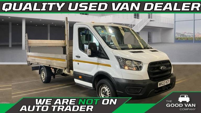 2022 Ford Transit Dropside L4 Tdci 130 PS XLWB With Tail Lift Rear Wheel Drive finished in  i DRO...