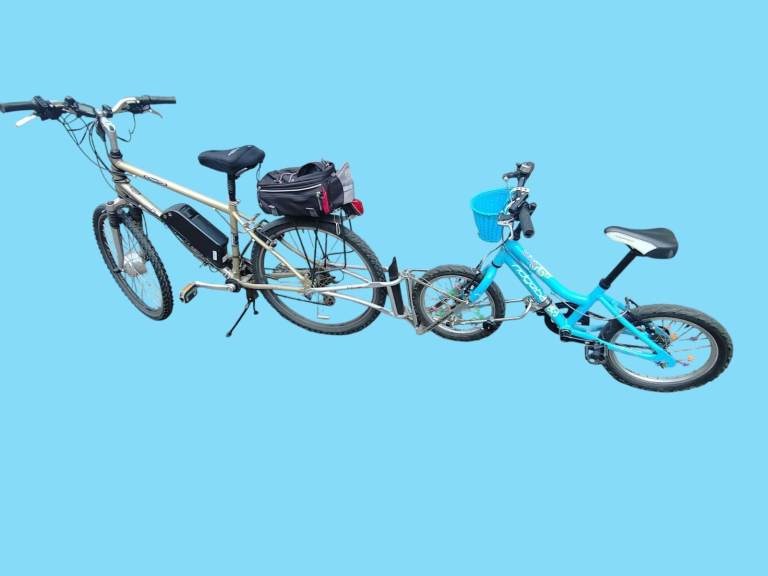 E bike electric bike with child connector tandem