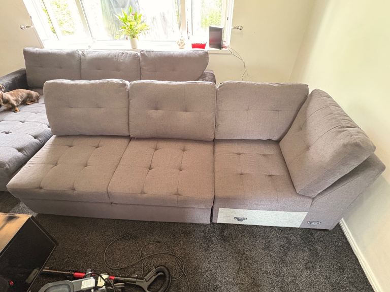 Sofa bed and end part.