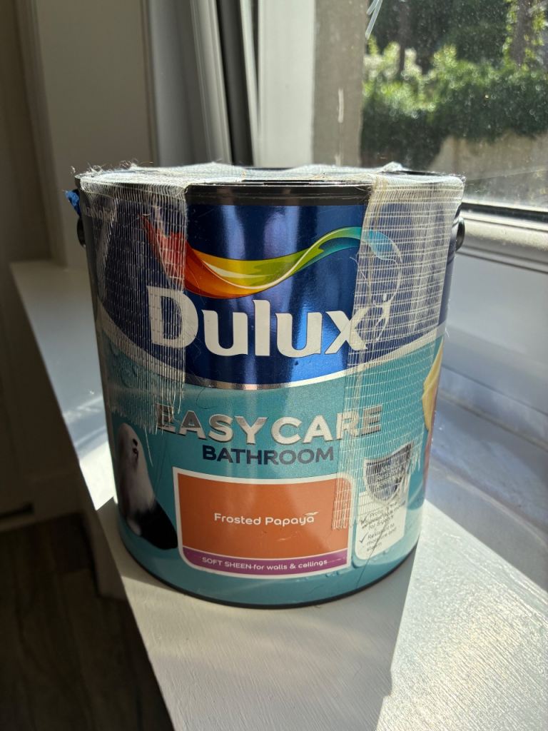 Dulux Easycare Bathroom Paint Frosted Papaya 2.5 litres