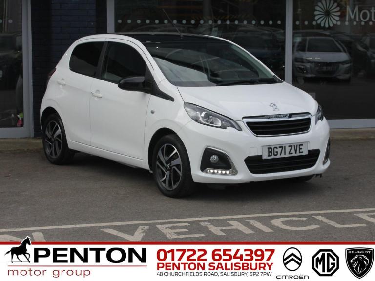 2021 Peugeot 108 1.0 Allure Euro 6 (s/s) 5dr HATCHBACK Petrol Manual