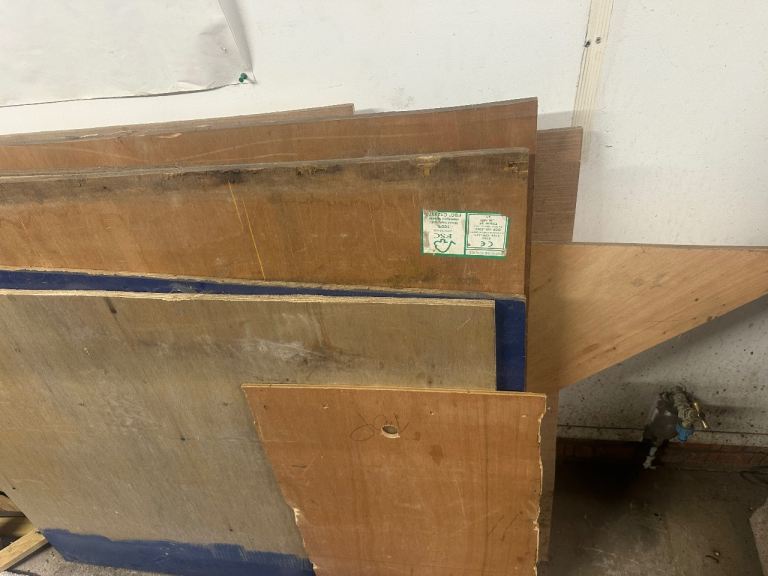 15mm 9mm ply board sheets 8x4 cut in half trailer flooring or boat