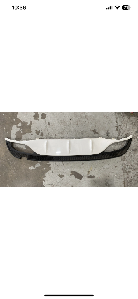 Mercedes C class 205 bumper diffuser