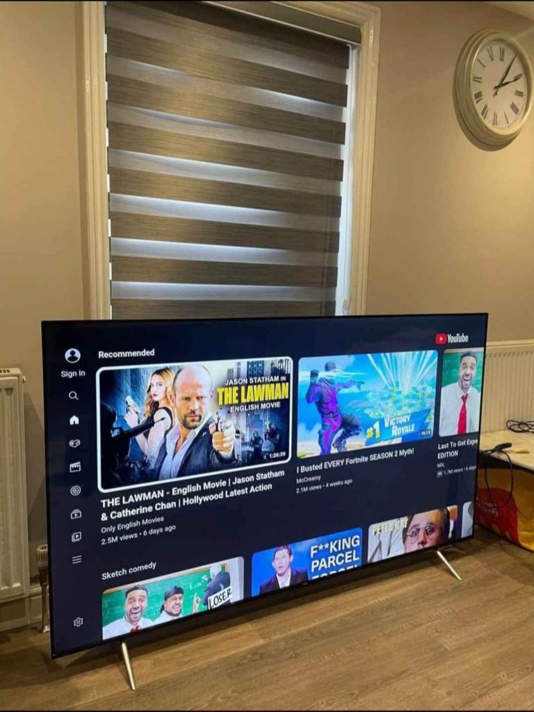 55" TCL QLED ANDRIOND 4K ULTRA SMART TV 