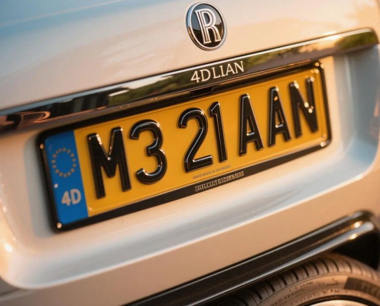 PRIVATE NUMBER PLATE 