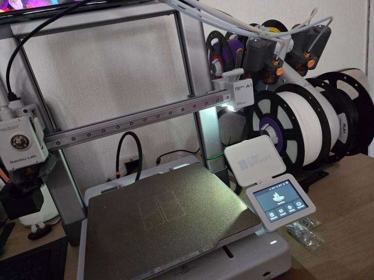 Bambu Lab A1 3D Printer Combo – Good Condition, White