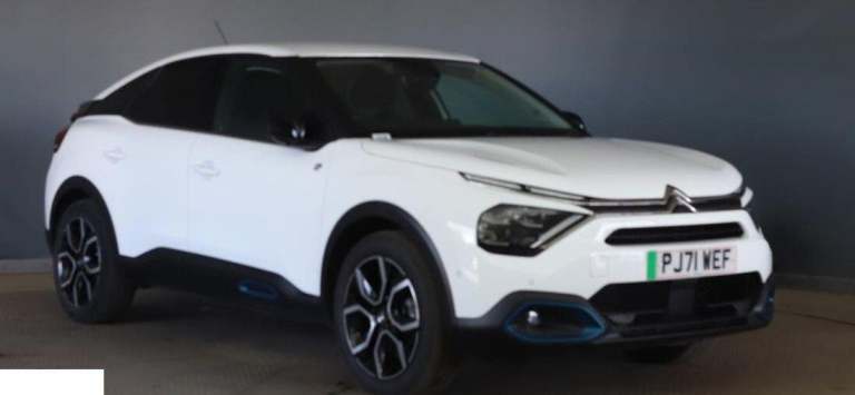 2022 Citroen e-C4 50kWh Shine Plus Auto 5dr (7.4kW Charger) HATCHBACK Electric Automatic