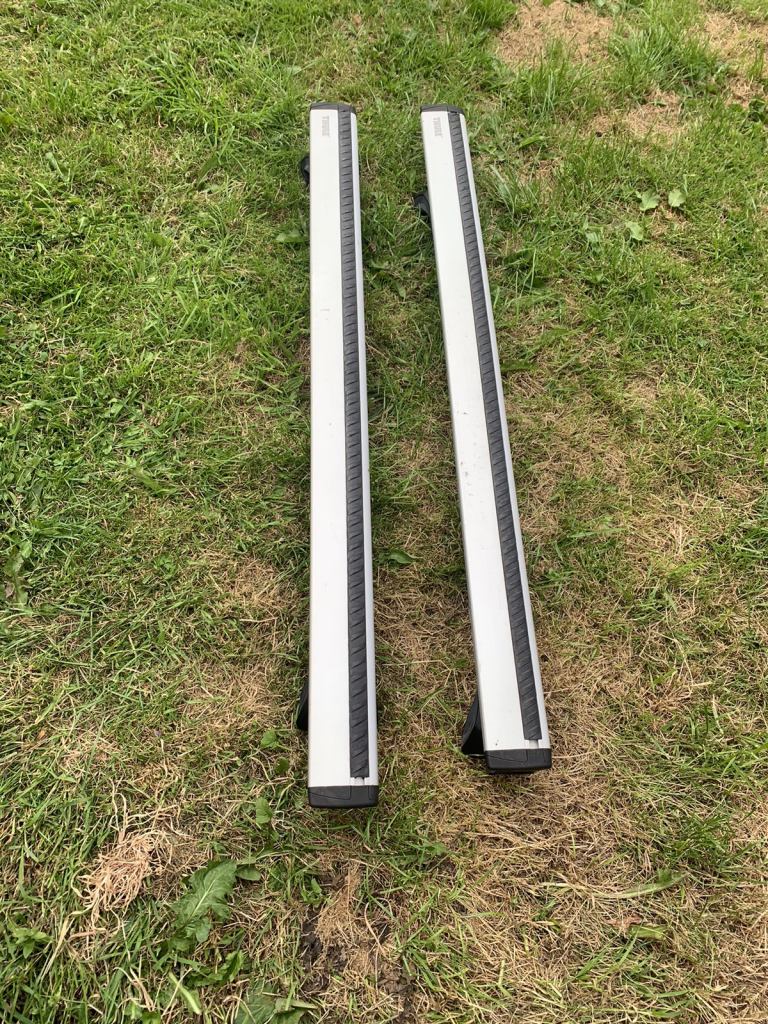 Thule Wing Bar 100cm Roof bars Universal Fitting With Key 