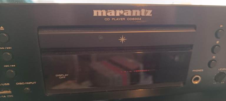 Marantz CD6004 CD Player – Black, Good Condition