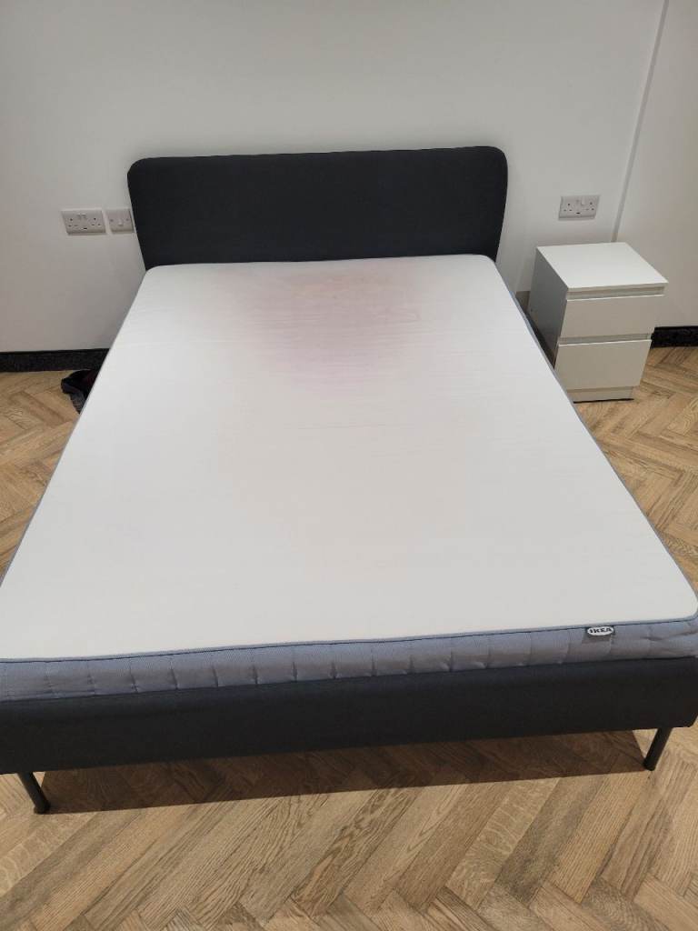 IKEA SLATTUM Bed with Mattress £100