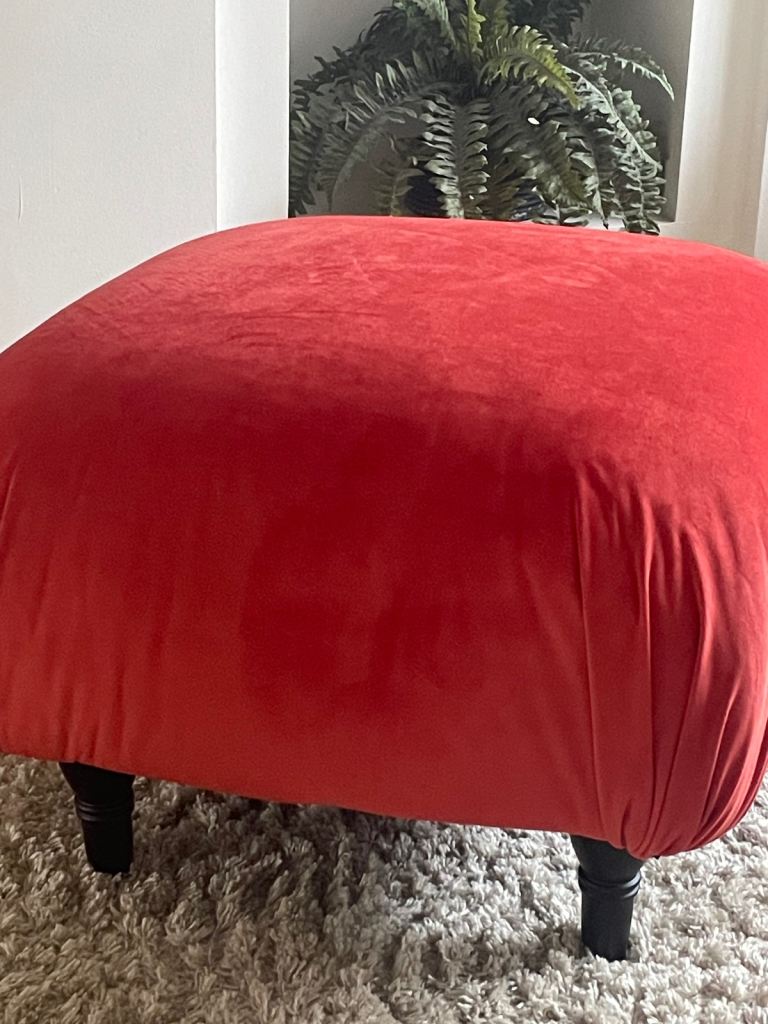 Velvet Footstool