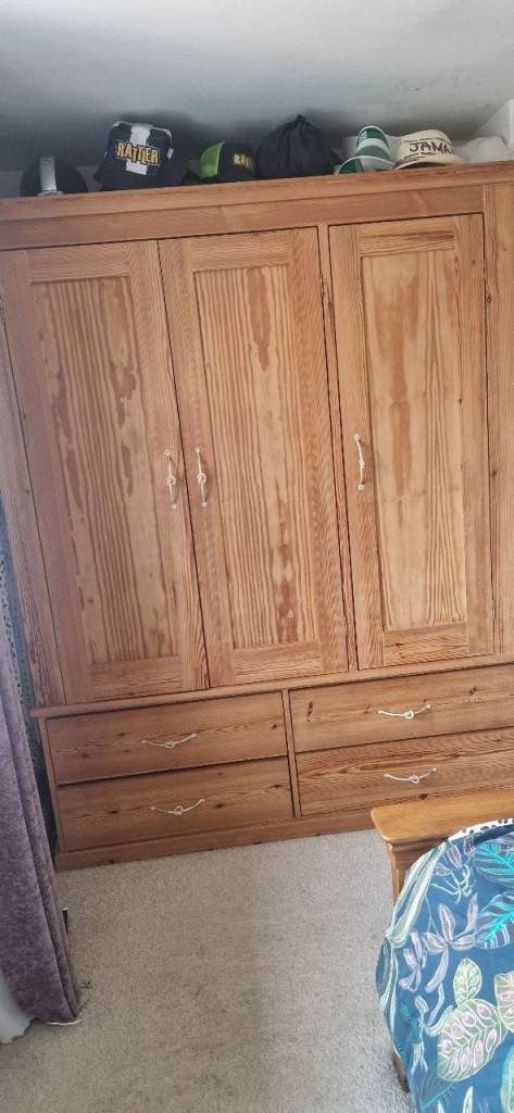 Large Solid handmade wardrobe 