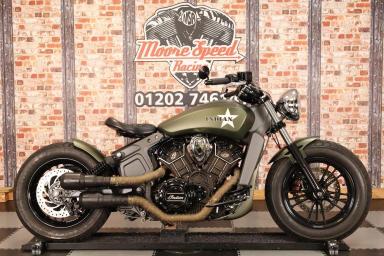 2015 INDIAN SCOUT MSR CUSTOM BOBBER BUILD - 15,136 MILES - AWESOME BIKE!