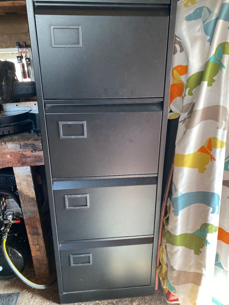 Black Filing Cabinet