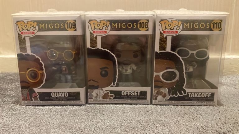 Funko POP! Rocks Migos Complete Set – Offset #108, Quavo #109 & Takeoff #110