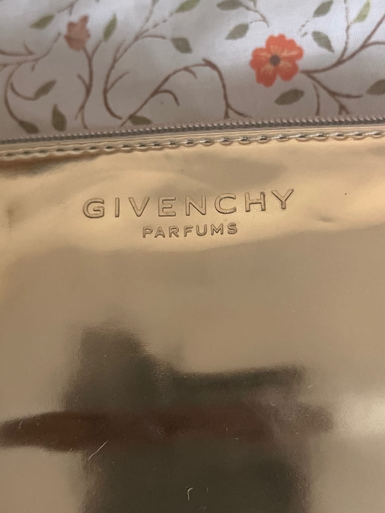 Givenchy makeup bag Golden