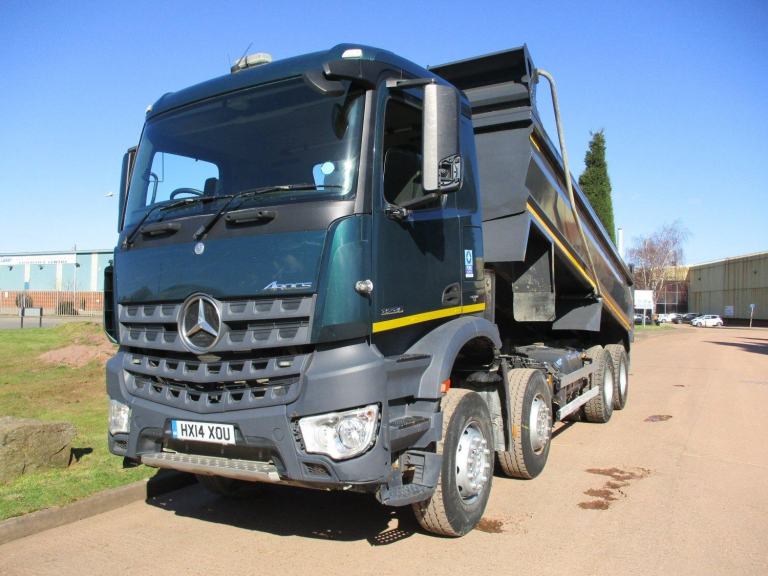 MERCEDES AROCS 3236 2014 (14) EURO 6, 8X4 THOMPSON STEEL TIPPER