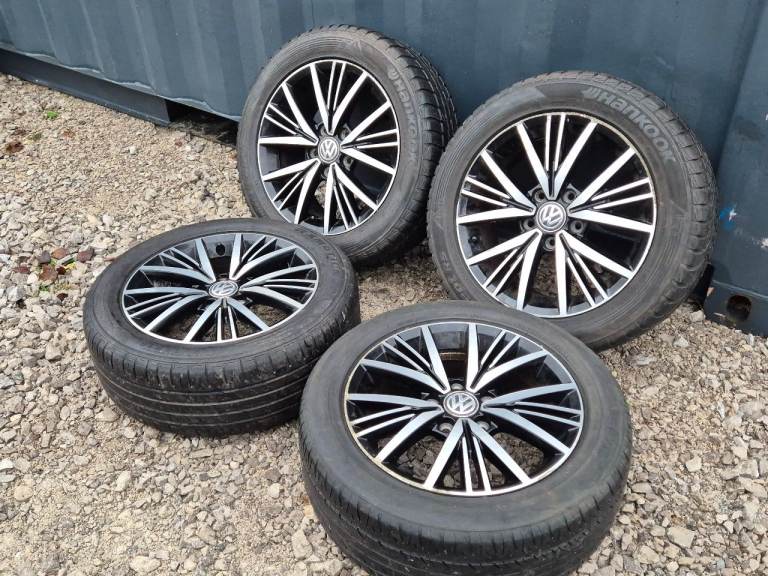 🌟Genuine Vw Golf 16 inch alloy wheels 5x112 with MATCHING TYRES 5M 