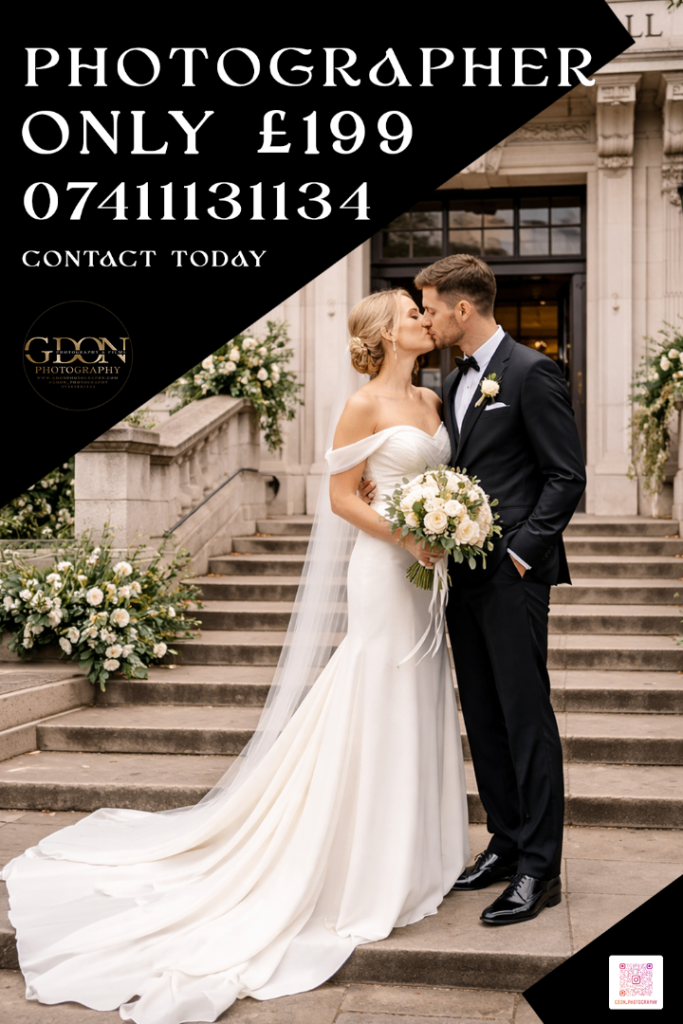 Civil Wedding Photographer Only £199 