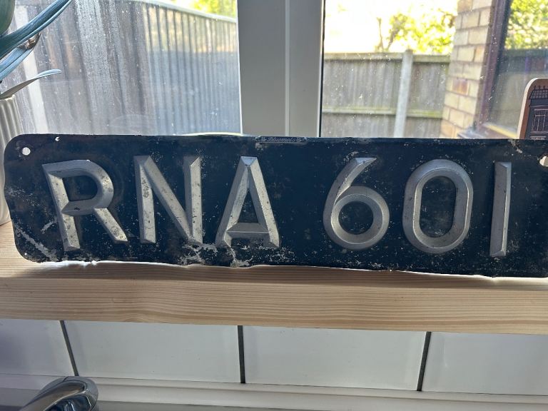 Dateless Bluemels car number plate 